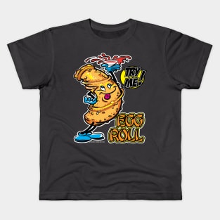 Try Me Egg Roll Kids T-Shirt